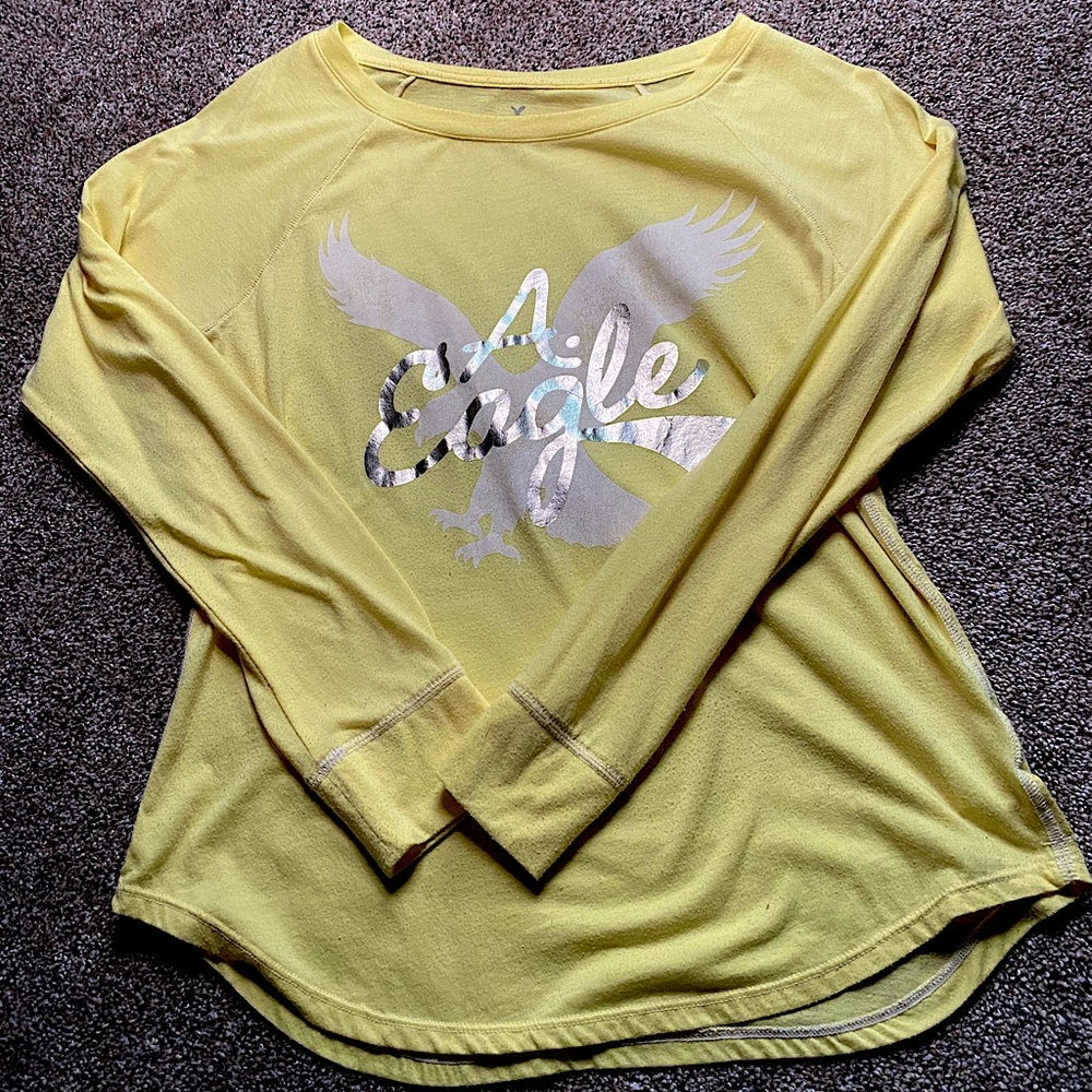 American Eagle yellow top